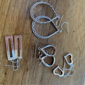 Sterling Silver Earring Lot